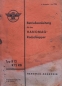 Preview: Hanomag R 12 Radschlepper 1956 Owner Manual (9525)